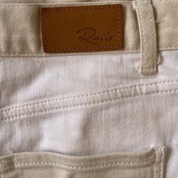 Rails Highland Mini Skirt Denim in Ecru - Picture 8 of 14
